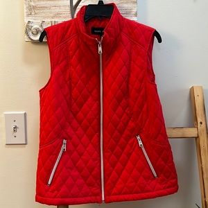 Red Quilted Vest